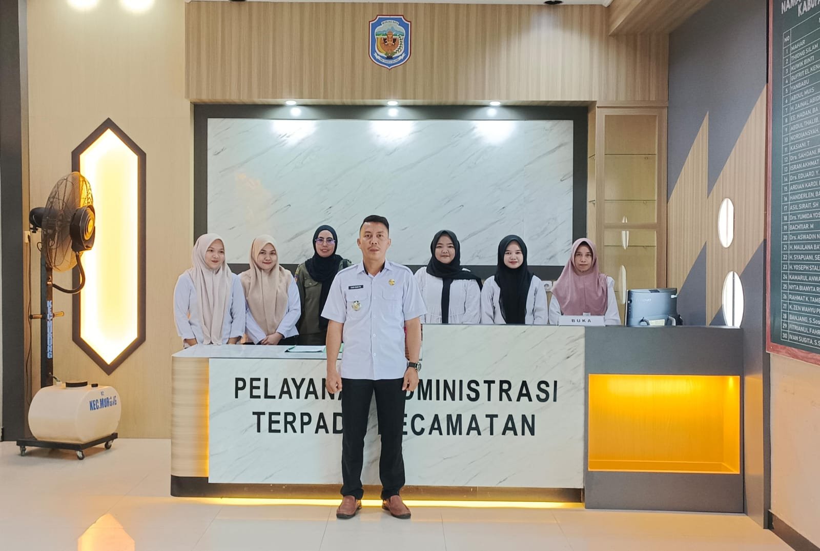 Ruang Pelayanan Administrasi Terpadu Kecamatan Murung Kini Modern dan Berkualitas