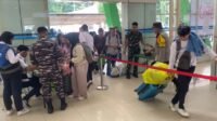 Pengamanan maksimal di Pelabuhan Semayang oleh petugas. (doc. Humas Polda Kaltim)