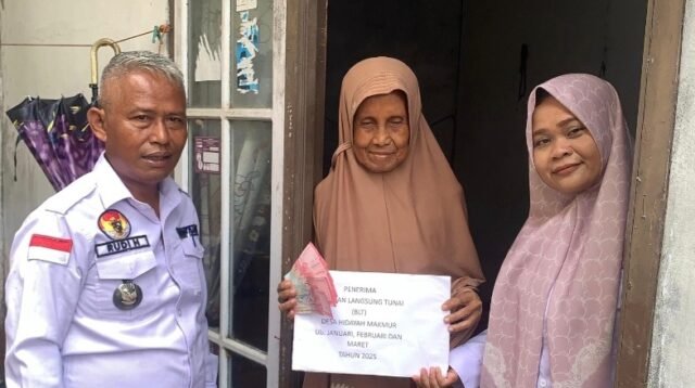 27 Keluarga di Hidayah Makmur Terima BLT Tahap 1, Total Rp900 Ribu per Penerima