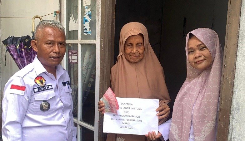 27 Keluarga di Hidayah Makmur Terima BLT Tahap 1, Total Rp900 Ribu per Penerima