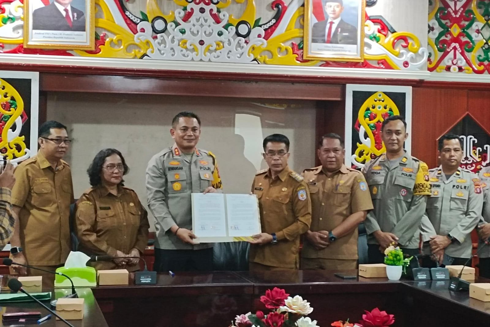 Pemkab Mura dan Polres Kembali Tandatangani Addendum NPHD Pilkada, Ini Sebabnya