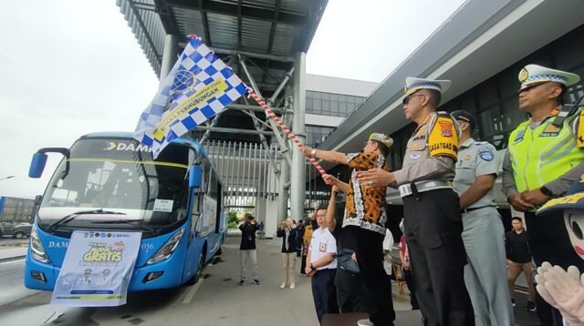 Mudik Gratis lewat Damri Resmi Diluncurkan