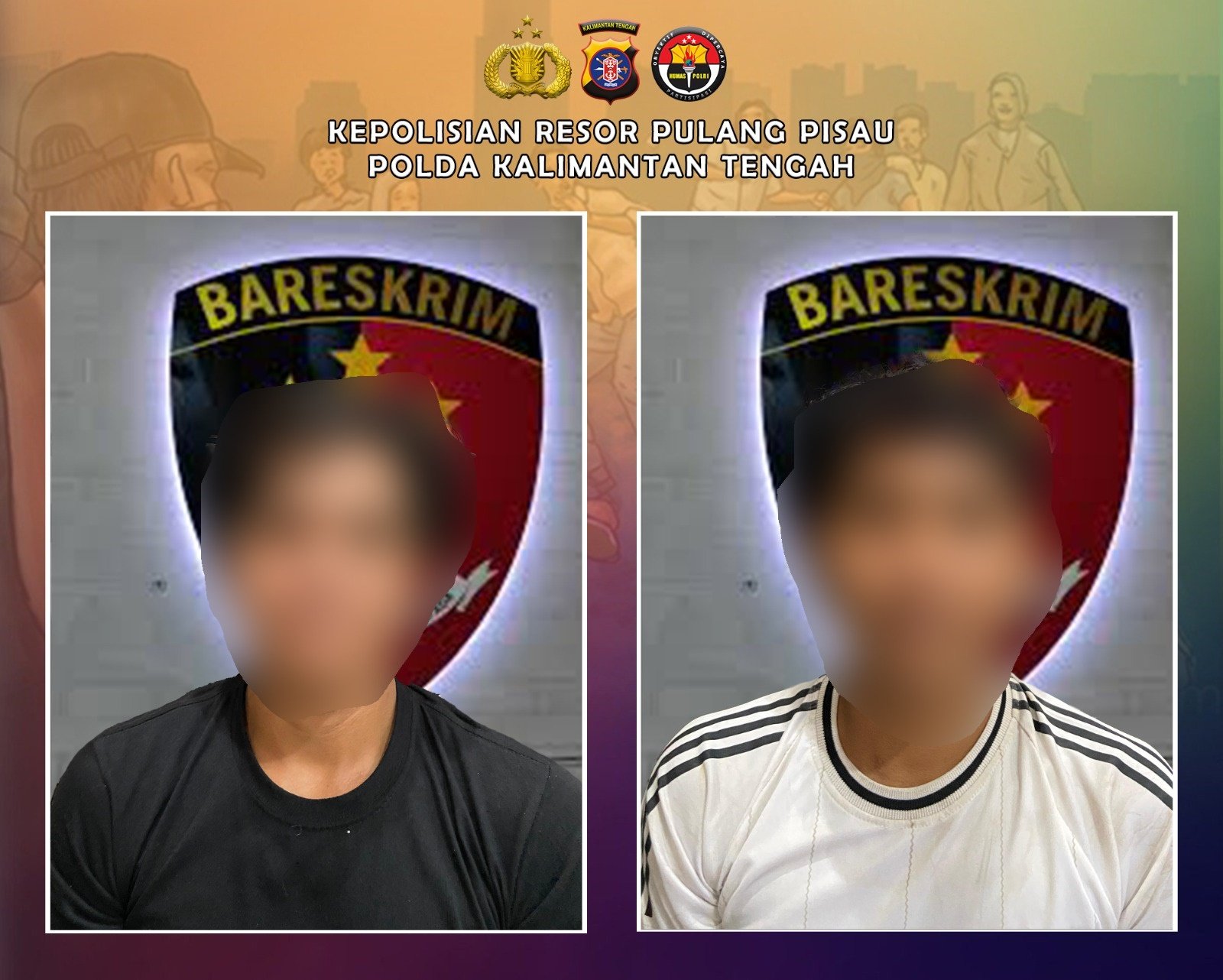 Polisi Bekuk Dua Preman di Maliku