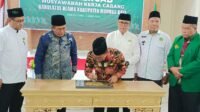 Wujud Dukungan Terhadap NU, Bupati Heriyus Resmikan Kantor Baru PCNU Mura