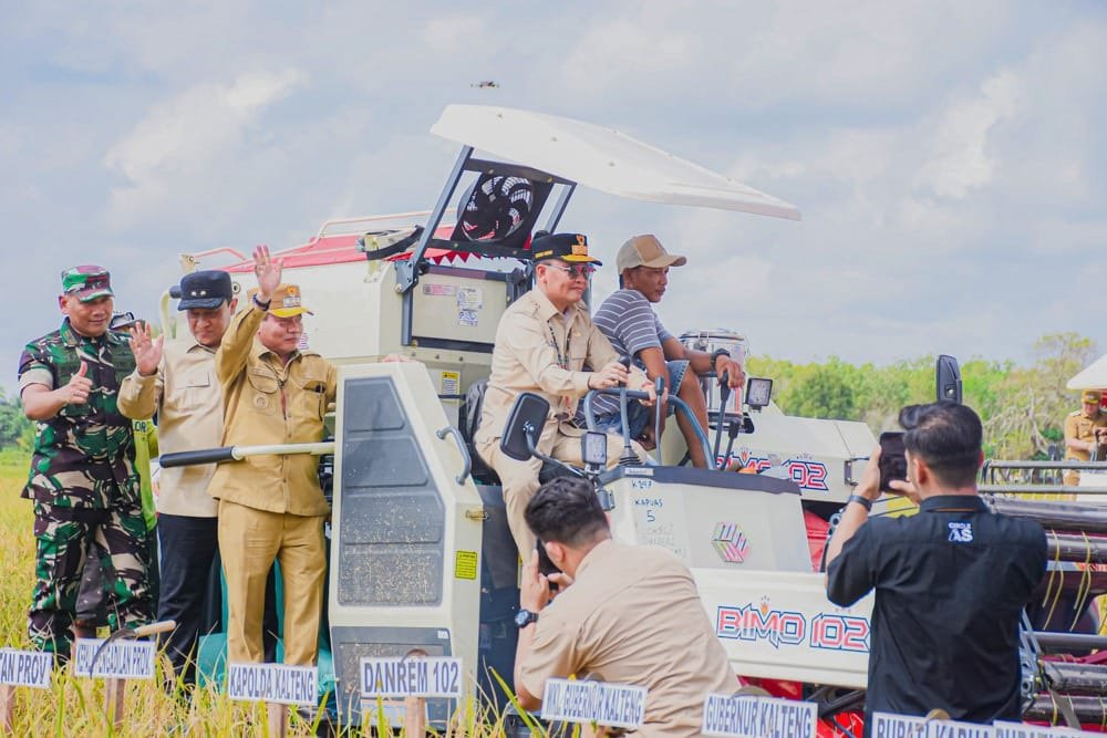 Panen Padidi Bataguh, GubernurApresiasi Petani