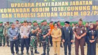 Kodam XXII/TB di Palangka Raya, Korem 12/Pjg Pindah ke Sampit