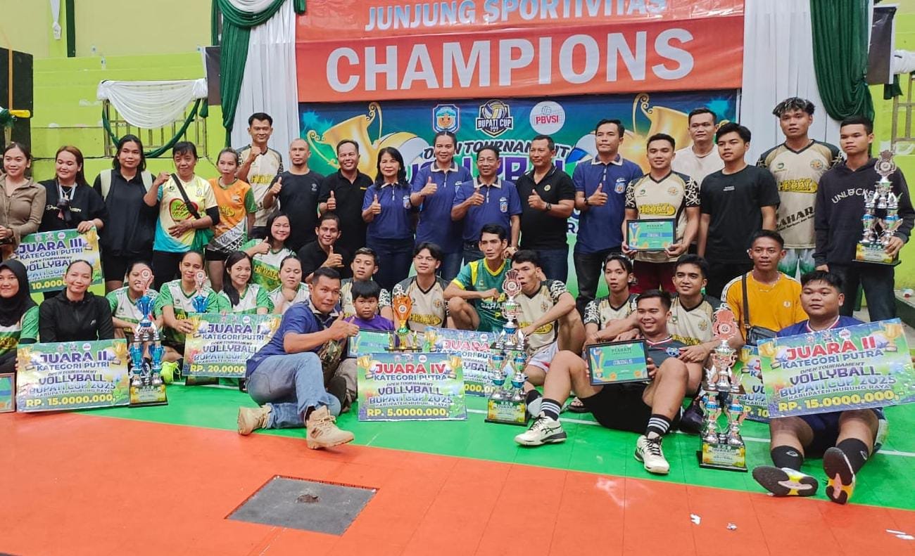 Tutup Turnamen Voli Bupati CUP 2025, Heriyus : Tahun Depan Harus Lebih Meriah