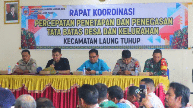Menuju Data Wilayah Akurat, Pemkab Mura Bahas Penegasan Batas Desa