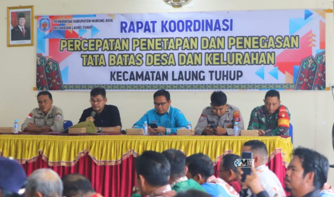 Menuju Data Wilayah Akurat, Pemkab Mura Bahas Penegasan Batas Desa